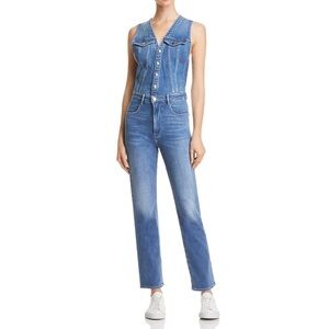 FRAME Le Slender Denim Jumpsuit Size Medium